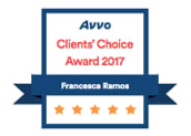 Avvo | Clients' Choice Award 2017 | Francesca Ramos